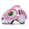 Kask rowerowy dziecięcy Wozinsky motyw dinozaur 52-56 cm - różowy
