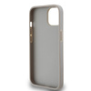 DKNY ETUI HARDCASE DO IPHONE 14 15 136.1 LEATHER MONO STRIPE & METAL LOGO