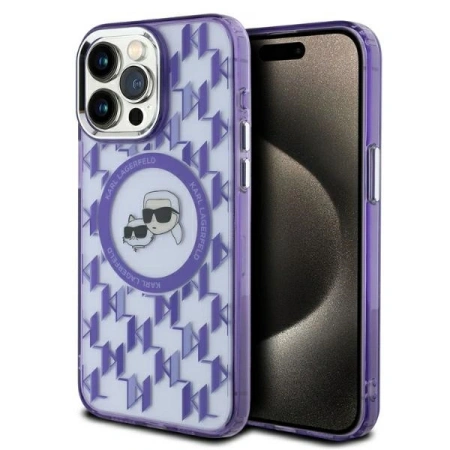 KARL LAGERFELD ETUI DO IPHONE 15 PRO MAX 6.7 DO MAGSAFE KARL&CHOUPETTE HEAD