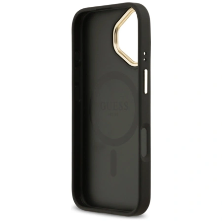 GUESS ETUI GRAINED STRASS LOGO DO IPHONE 17 MAGSAFE DESIGNERSKIE