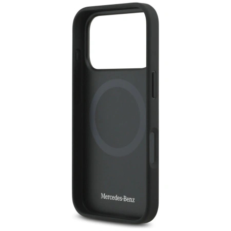 MERCEDES ETUI SKÓRZANE PLAIN SMOOTH LEATHER DO IPHONE 17 PRO