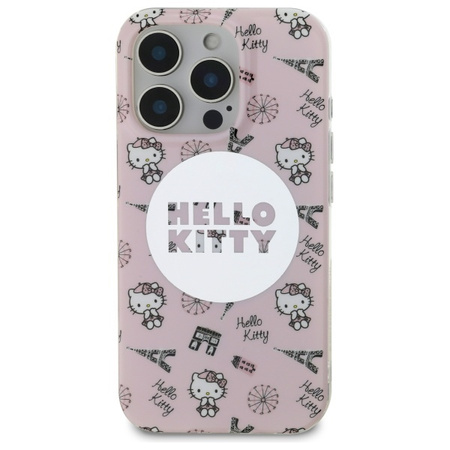 HELLO KITTY ETUI HKHMP16LHAOPP DO IPHONE 16 PRO 6.3 DO MAGSAFE Z MOTYWEM