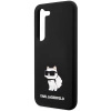 Etui Karl Lagerfeld Silicone Choupette na Samsung Galaxy S24+ - czarne