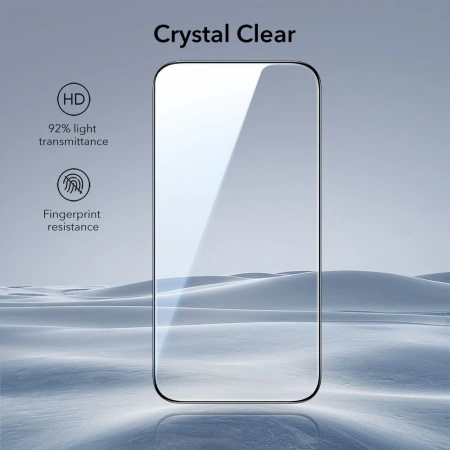 ESR SZKŁO HARTOWANE ULTRAFIT TEMPERED GLASS 2-PACK DO IPHONE 17 PRO MAX
