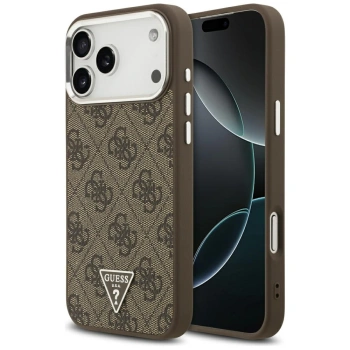 GUESS ETUI 4G TRIANGLE LOGO MAGSAFE DO IPHONE 17 PRO MAX ELEGANCKA OCHRONA