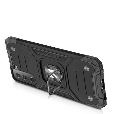 WOZINSKY ETUI POKROWIEC RING ARMOR DO SAMSUNG GALAXY S22 PANCERNE HYBRYDOWE