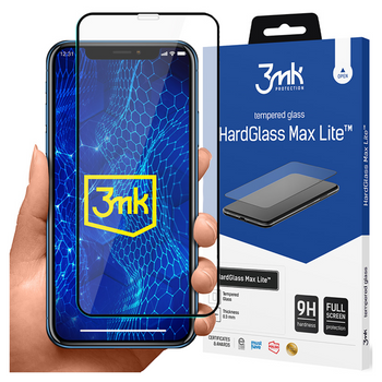Apple iPhone Xr - 3mk HardGlass Max Lite Black
