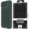 Nillkin Textured S Case etui iPhone 14 Pro Max pancerny pokrowiec z osłoną na aparat ciemnozielone