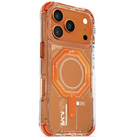 Etui Skinarma Magma do iPhone 17 Pro     Magnetic Charging pomarańczowy