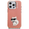 Etui Karl Lagerfeld IML Aquarelle        Choupette & Logo do iPhone 16 Pro Max różowy