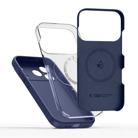 TECH-PROTECT SILICONE MAGSAFE IPHONE 17 PRO DEEP BLUE