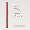 Pitaka Ultra-Slim Case, Monogram-Gold/Red - iPhone 17 Pro