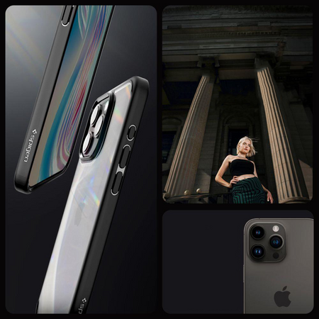 SPIGEN ULTRA HYBRID IPHONE 15 PRO FROST BLACK