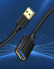 Ugreen kabel przewód przedłużacz przejściówka USB 3.0 (żeński) - USB 3.0 (męski) 1m czarny (10368)