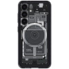 Etui Spigen Ultra Hybrid OneTap Ring z MagSafe na Samsung Galaxy S24 - przezroczyste (wzór Zero One)