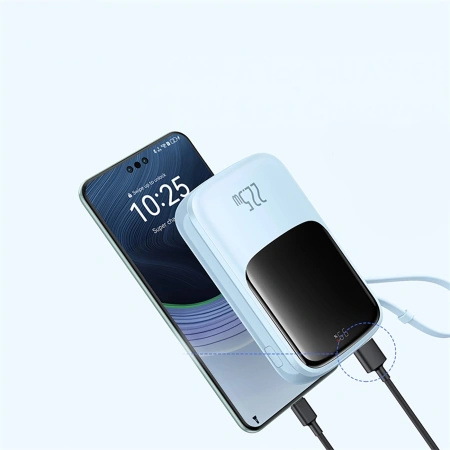 BASEUS POWERBANK 10000MAH QPOW PRO+ DO SMARTFONÓW 22.5W SZYBKIE ŁADOWANIE