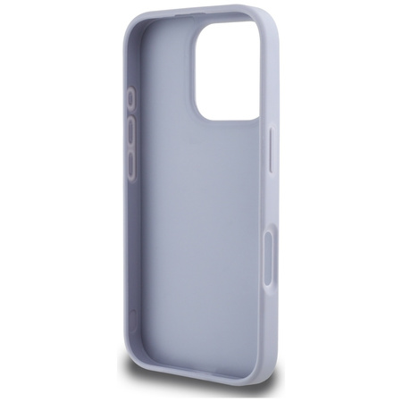 GUESS ETUI TPU DO IPHONE 16 PRO Z LOGO METALOWYM WZÓR TRIANGLE DO TELEFONU