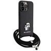 KARL LAGERFELD POKROWIEC HARDCASE DO IPHONE 15 PRO MAX 6.7 Z METALOWYM LOGO