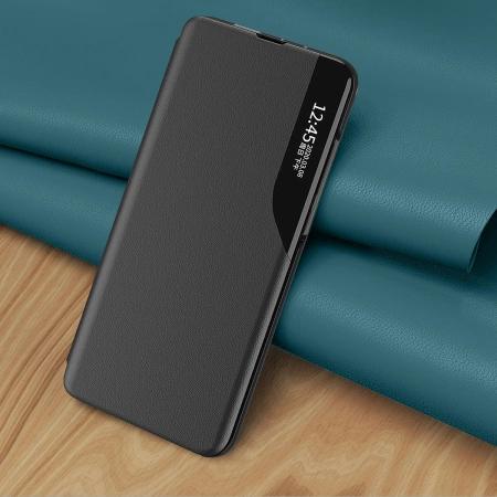 HURTEL ECO LEATHER VIEW CASE ETUI DO SAMSUNG GALAXY S23+ Z KLAPKĄ PODSTAWKA