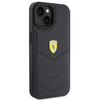 Etui Ferrari Quilted Metal Logo na iPhone 15 - czarne