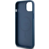 Etui Guess 4G Collection Leather Metal Logo MagSafe na iPhone 15 / 14 / 13 - niebieskie