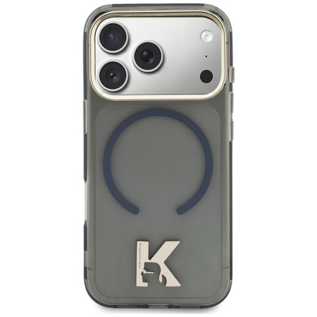 Etui Karl Lagerfeld IML K Head Logo MagSafe do iPhone 17 Pro Max czarny