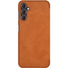 Nillkin Qin Leather etui skórzany pokrowiec z klapką portfel brązowe - samsung Galaxy A14