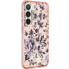 Etui Guess GUHCS23MHCFWSP S23+ S916 - różowe Flower Collection