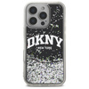DKNY ETUI DO IPHONE 16 PRO HARDCASE LIQUID GLITTER ARCH LOGO ZABEZPIECZENIE