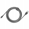 INNOSTYLE JAZZY KABEL USB LIGHTNING MFI SZYBKIEGO ŁADOWANIA DO IPHONE KEVLAR 2M CZARNY