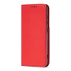 Magnet Card Case etui do Samsung Galaxy A13 5G pokrowiec portfel na karty kartę podstawka czerwony