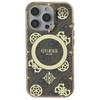 GUESS ETUI HARDCASE DO IPHONE 16 PRO MAX DO MAGSAFE PEONY KWIATY TŁO 4G