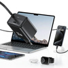 USAMS ŁADOWARKA 1xUSB-C ZE ZWIJANYM KABLEM DO TELEFONÓW APPLE 30W PD QC3.0