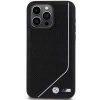 Etui BMW Perforated Twisted Line MagSafe na iPhone 15 Pro - czarne