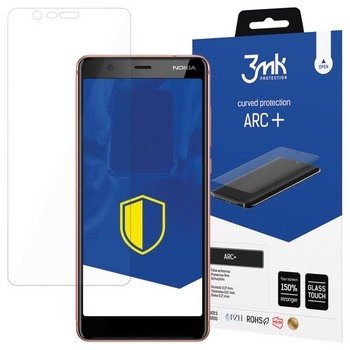 3MK FOLIA OCHRONNA ARC+ DO NOKIA 5.1 EKRAN OCHRONA BEZ ZARYSÓW