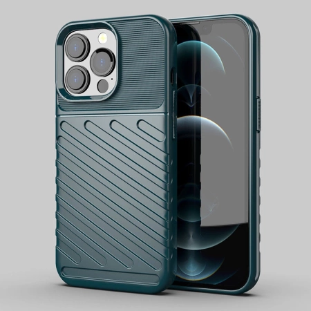 THUNDER CASE ELASTYCZNE PANCERNE ETUI DO IPHONE 13 PRO ODPOWIEDNIA OCHRONA