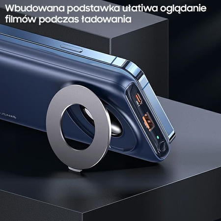 USAMS POWERBANK 10000MAH QC3.0 PD MAGNETYCZNE WIRELESS DO TELEFONÓW ANDROID