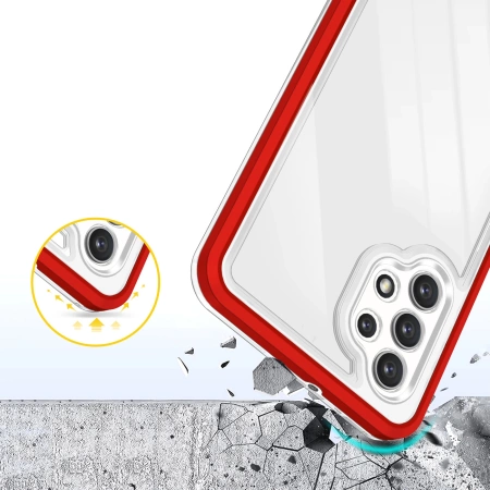 HURTEL ETUI POKROWIEC CLEAR 3IN1 DO SAMSUNG GALAXY A32 5G OCHRONA TELEFONU
