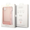 Guess GUHCP14MHGCOHP iPhone 14 Plus 6,7" różowy/pink hardcase Translucent Pearl Strap