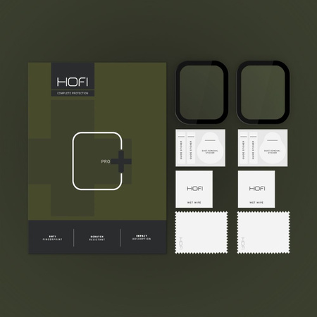 HOFI SZKŁO HYBRYDOWE PRO+ 2-PACK DO APPLE WATCH 10 42 MM OCHRONA NA EKRANIE