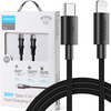 Joyroom wytrzymały kabel USB Typ C - Lightning do szybkiego ładowania / transmisji danych 20W 2m czarny (S-2024M13)