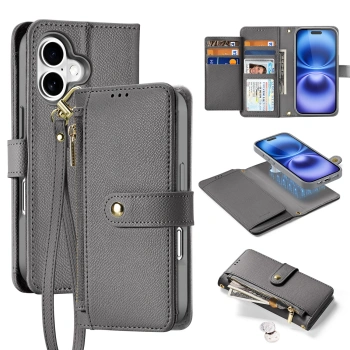 DUX DUCIS ETUI DO IPHONE 16 LAVA CASE SKÓRZANE Z MAGNETYCZNYM ZAMKNIĘCIEM
