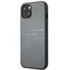 Guess GUHCP13SPSASBGR iPhone 13 mini 5,4" szary/grey Saffiano Strap