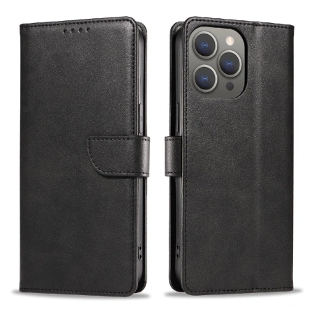 HURTEL ETUI LEATHER BOOK CASE DO IPHONE 16 OCHRONNE ETUI SKÓRZANE Z FUNCJĄ