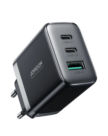 Szybka ładowarka Joyroom JR-TCF10 2x USB-C USB-A 32W - czarna