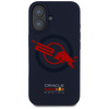 Etui Red Bull HC Silicone ORBR20 Logo    Red Lining do iPhone 16 MagSafe granatowy