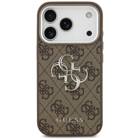 GUESS ETUI CASE DO IPHONE 17 PRO GRANULOWANE LOGO 4G Z LOGO DESIGN