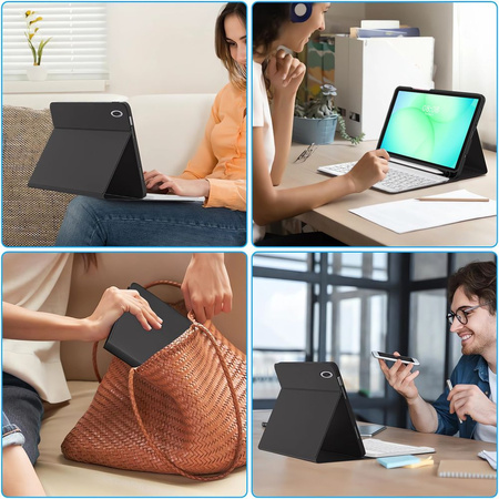 TECH-PROTECT SC PEN + KEYBOARD GALAXY TAB A9 / A11 8.7 X110 / X115 / X133 / X135 BLACK