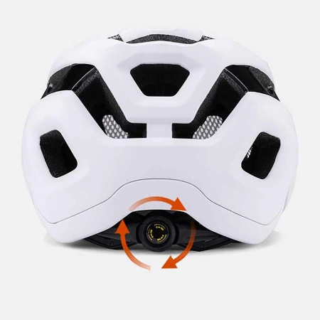Kask rowerowy MTB Wozinsky z odpinanym daszkiem lekki L - czarno-biały