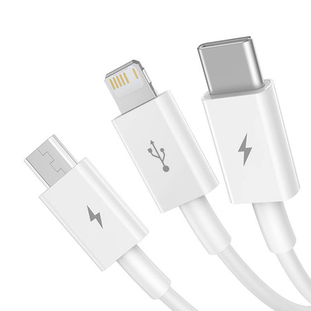BASEUS KABEL USB 3.5A DO LIGHTNING DO IPHONE SZYBKIE ŁADOWANIE 0.5M DO IPAD